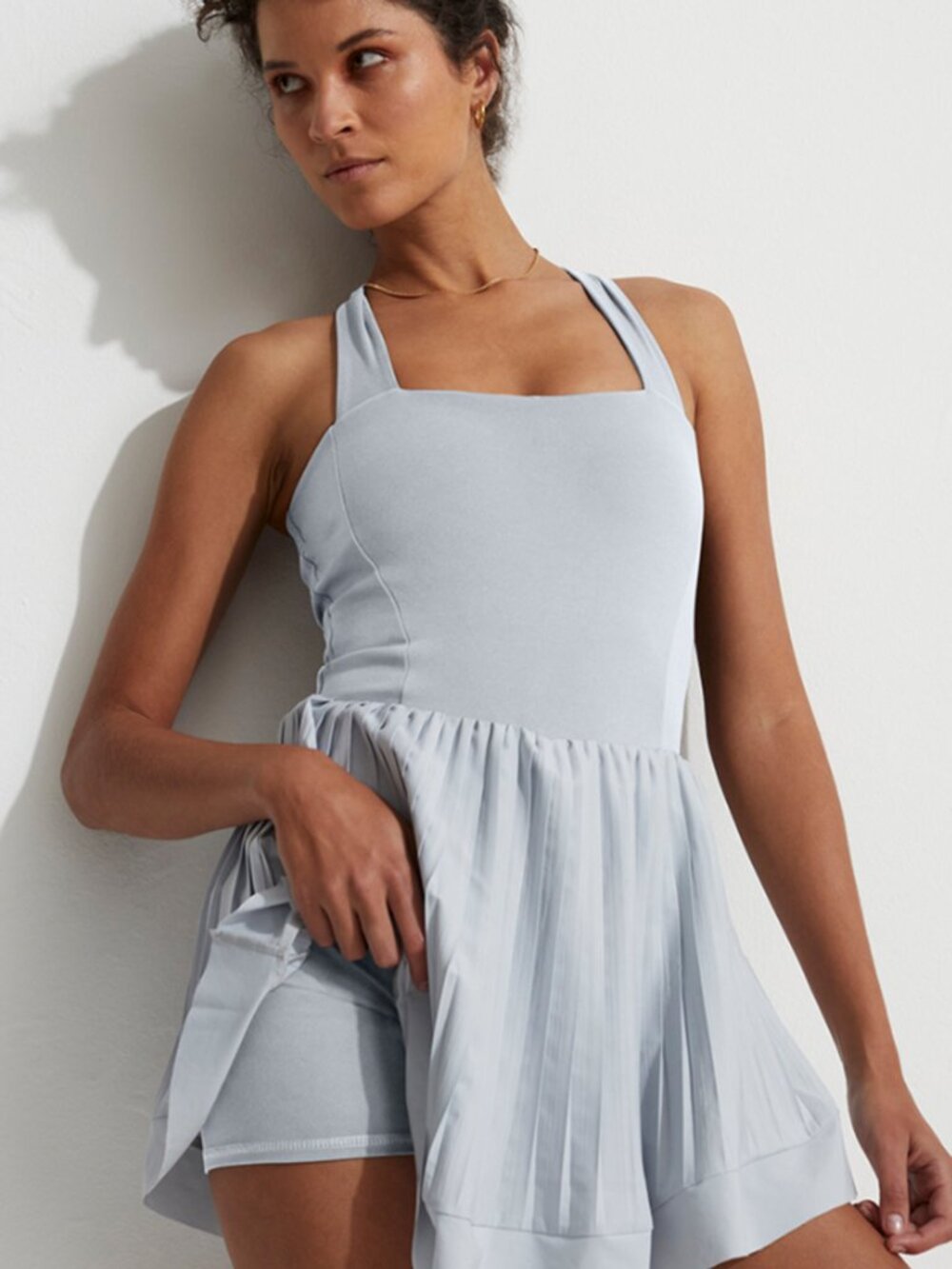 New Varley Carina Tennis Golf Pickeball Workout Microchip Dress Small NWT - Picture 4 of 9